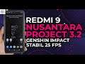 Install dan Review Custom Rom Gaming NUSANTARA PROJECT 3.2 Redmi 9 - Game Test GENSHIN IMPACT