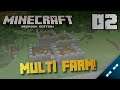 MULTI FARM MEDIEVAL | Minecraft Bedrock: Episódio 02