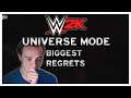 My Top 5 Biggest Regrets - WWE 2K Universe Mode