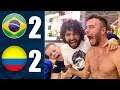 EMOZIONANTE! BRASILE 2-2 COLOMBIA | REACTION EPICA w/FIUS GAMER ,OHM ed ENRY LAZZA