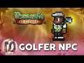 How to get the GOLFER NPC - Terraria 1.4 Journey's End - Golfer NPC + All Golf Items + Lawnmower