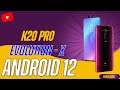 K20 Pro Android 12 Evolution X Initial Build | First Impressions | Features, Bugs & Benchmarks