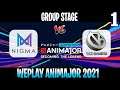 Nigma vs VG Game 1 | Bo2 | Group Stage WePlay AniMajor DPC 2021 | DOTA 2 LIVE