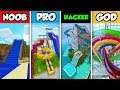 NOOB vs PRO vs HACKER vs GOD : WATER SLIDE CHALLENGE in Minecraft! (Animation)