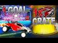 Rocket League but every time I score we OPEN A CRATE!