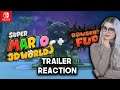 Super Mario 3D World + Bowsers Fury Official Trailer Reaction