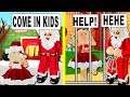 This Creepy Santa Tricks Kids Into His House In Bloxburg.. (Roblox)
