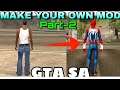 Automatic skin launcher mod Make your own gta sa mod Only with an Android phone gta sa spiderman mod