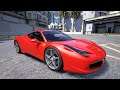 GTAV Ferrari 458 Italia Real-Life Brutal Sound - Ultra Realistic Graphics Mod