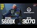Overwatch on Ryzen 5 5600x + RTX 3070 1080p, 1440p, 2160p benchmarks!