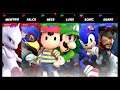 Super Smash Bros Ultimate Amiibo Fights – Request #20001 3 team battle at Luigi's Mansion