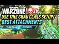 Warzone: USE THIS GRAU CLASS SETUP! BEST ATTACHMENTS for NO RECOIL & MORE VICTORIES