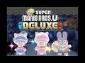 Coop In Freezing cold. With Nabbit, Toadette, Toad - New Super Mario Bros U Deluxe - Nintendo Switch