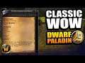 Dwarf Paladin - creating the guild (RP leveling) // WoW Classic