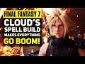 Final Fantasy 7 Remake - Best End Game Spell Build for Cloud | FF7 Remake Advanced Combat Guide