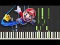 Flying Mario - Super Mario Galaxy (Piano Tutorial) [Synthesia]
