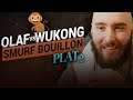 ALDERIATE & AKABANE - SMURFING BOUILLON - OLAF VS WUKONG - IL A FAILLI ME TUER LVL 1 WTF