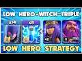 Most OP 3 Star Th12! NEW to TH12 Witch Attack Strategy! Low Hero Attack Strategy - Clash of Clans