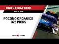 NASCAR Pocono Organics 325 Picks