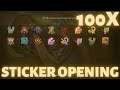 Opening 100x Stickers (Operation Broken Fang)
