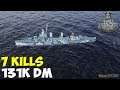 World of WarShips | Loyang | 7 KILLS | 131K Damage - Replay Gameplay 4K 60 fps