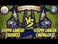 200 (Tatars) Elite Steppe Lancers vs 200 (Mongols) Elite Steppe Lancers | AoE II: Definitive Edition