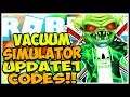 🔥ALL SECRET CODES VACUUM SIMULATOR UPDATE 1🚨[UPD1🔥] Vacuum Simulator!✨ Roblox🚨