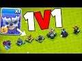 ALL weapons vs. YETI!! "Clash Of Clans" Weakness & Strength!!