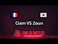 Clem VS Zoun - TvP - Indy - King of Battles - polski komentarz