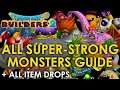 Dragon Quest Builders 2 - All Super-Strong Monsters Guide (Item Drops and Locations - Small Islands)