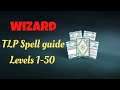 EVERQUEST - WIZARD spell guide for Mischief TLP server 2021 (Levels 1-50)