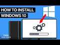 How To Install Windows 10