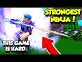 I Trained To Get MAX POWER And MAX RANK In OP NINJA SIMULATOR! *HARD* (Roblox)
