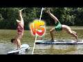 Parkour Challenge na Paddleboardu! | Tary vs. Jura
