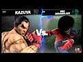 Super Smash Bros Ultimate Amiibo Fights – Kazuya & Co #64 Kazuya vs Mii Brawler