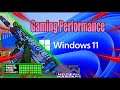 Windows 11 Gaming Performance CodMW