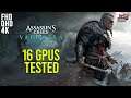 Assassin's Creed Valhalla Tested on 16 GPUs 1080p, 1440p, 2160p benchmarks!