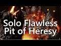 Flawless Solo Pit of Heresy | Shadowkeep Dungeon