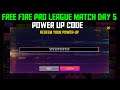 Free Fire Pro League Match Day 5 Redeem Code Malayalam || Gaming with malayali bro