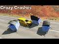 High Speed Crashes in Dumpster - BeamNG drive Vehicles Vs Dumpster