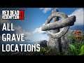 Red Dead Redemption 2 - All Grave Locations | Paying Respects Trophy (RDR2)