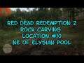 Red Dead Redemption 2 Rock Carving Location #10 NE of Elysian Pool