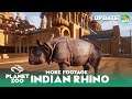 The Indian Rhino - Planet Zoo Animal - New Footage