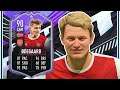 WHAT IF PLUS ODEGAARD REVIEW! 90 UPGRADED WHAT IF ØDEGAARD PLAYER REVIEW - FIFA 21 ULTIMATE TEAM