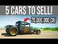 Forza Horizon 4 - 5 Rare Cars You Can SELL for 20 Million Credits!