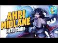 LoL Wild Rift! AHRI MIDLANE Hero Guide! Hero gratis + wajib dipahamin, kombonya...