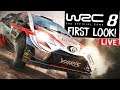 Mein Erstes Mal WRC 8 - First Look Mit Lenkrad - WRC 8 Preview German Gameplay