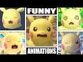 Pikachu's FUNNY ANIMATIONS in Smash Bros Ultimate (Drowning, Dizzy, Sleeping, Star KO, & More)