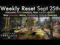 Weekly Reset Sept 25th - Destiny 2 Forsaken - Dreaming City - Shattered Throne - Ascendant Challenge