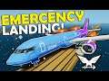 Airbus A350 Emergency Landing & Auto Landing!  - Stormworks Build and Rescue Gameplay